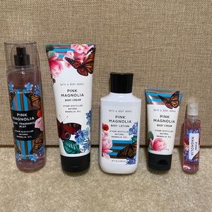 Pink Magnolia Bath and Body set